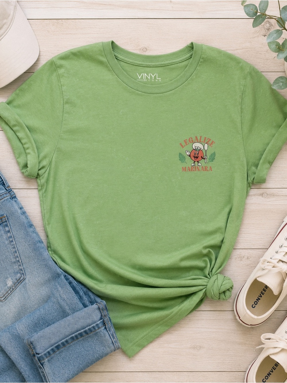 Vinyl Icons Legalize Marinara Bob’s Pizzeria Graphic Tee Small